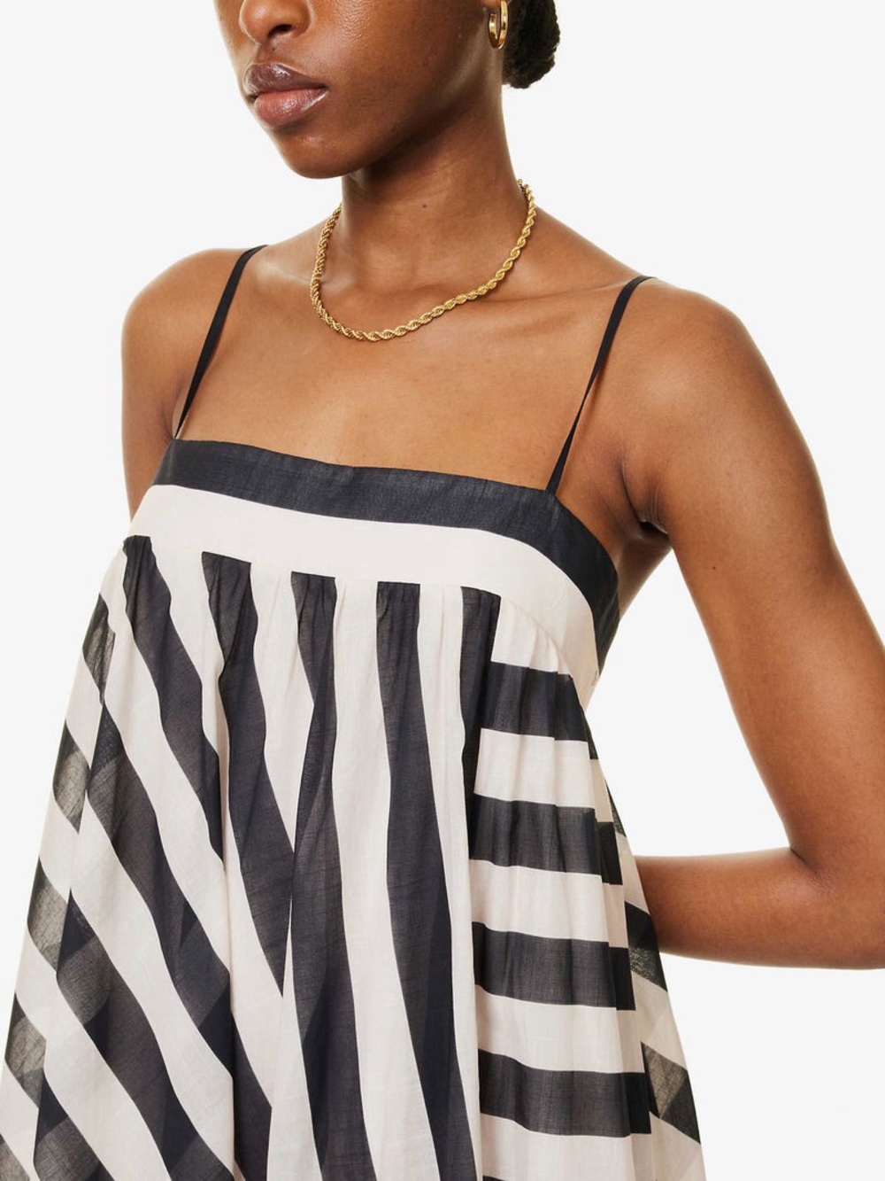 Zimmermann Maxine Striped Maxi Dress